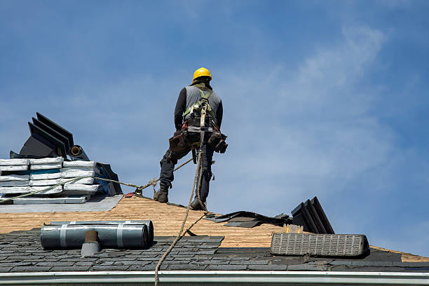 Professional Flat Roof Repair technician working in Buffalo, NY
